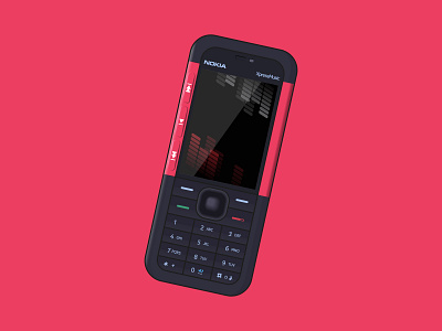 Vector Illustration of Nokia 5310 XpressMusic (2007)