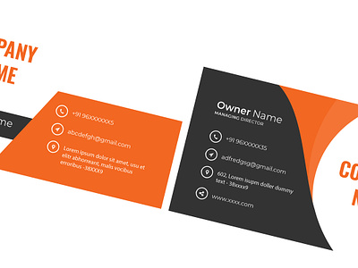 Business Card branding design design app design art icon illustration illustrator logo photoshop ui ui kit ux vector web website
