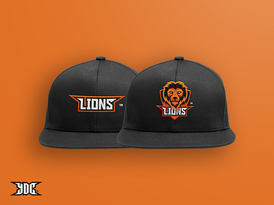 lions sports branding design logo mascot