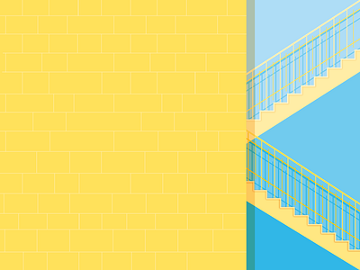 36 Days of Type - K 36days k 36daysoftype architecture building colour illustration shadow stairs type vector