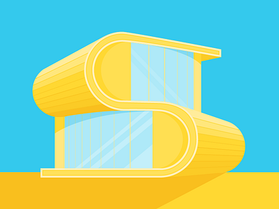 36 Days of Type - S 36days s 36daysoftype architecture building colour illustration shadow type vector window