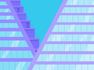 36 Days of Type - V 36days v 36daysoftype architecture balcony building colour illustration shadow type vector window