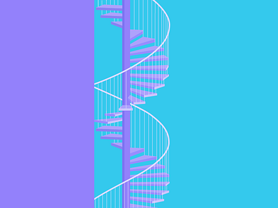36 Days of Type - 3 3 36days 3 36daysoftype architecture building colour illustration shadow stairs type vector
