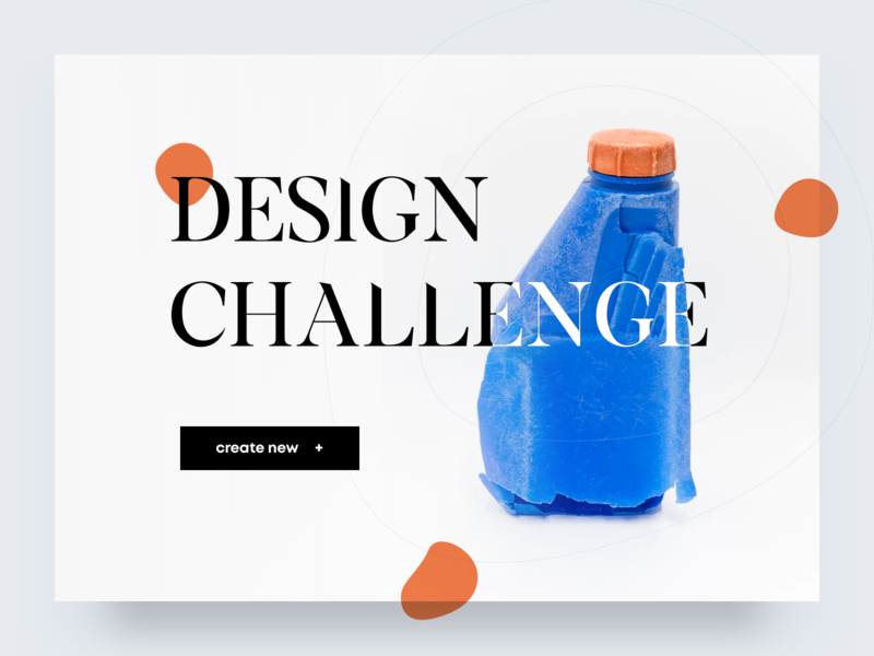 Design Challenge abstract blue challenge clean colorful community concept dayliui design digest font inspiration minimal pastel productivity team typography ui