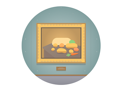 Still life flat illustration illustrator vector