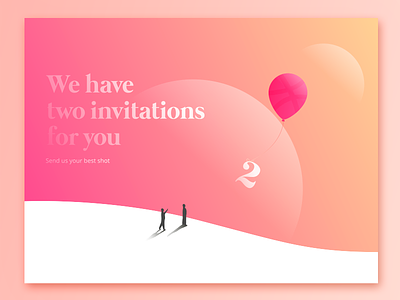 2 Invites for 2 talented people dribbble invites invitations play the game