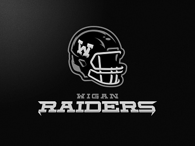 Wigan Raiders design esports football grunge illustrator logo london m7d skull sports