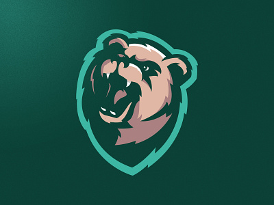 Bears Logo angry bear design esports football grunge illustration logo london mascot skull sports