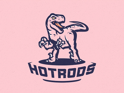 Hotrods logo branding design esports football illustration illustrator logo m7d mascot sports