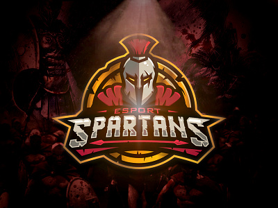 Spartans esports grunge logo m7d spartans sports