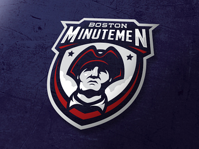 Boston Minutemen esports football illustrator logo patriots soccer texans