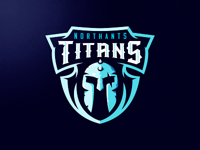 Northants Titans american design esports football grunge helmet illustrator logo london m7d mask roman skull sports titans