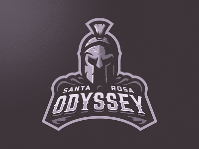 Santa Rosa Odyssey Logo branding esports football illustration logo m7d mascot skull sports vector