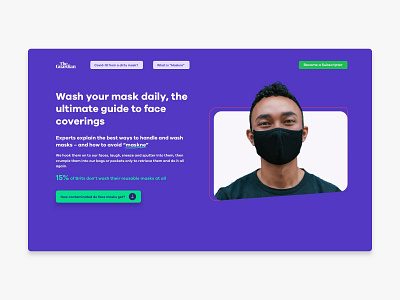 Wash your mask design interface design ui