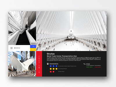 Oculus Building interface design ui website design