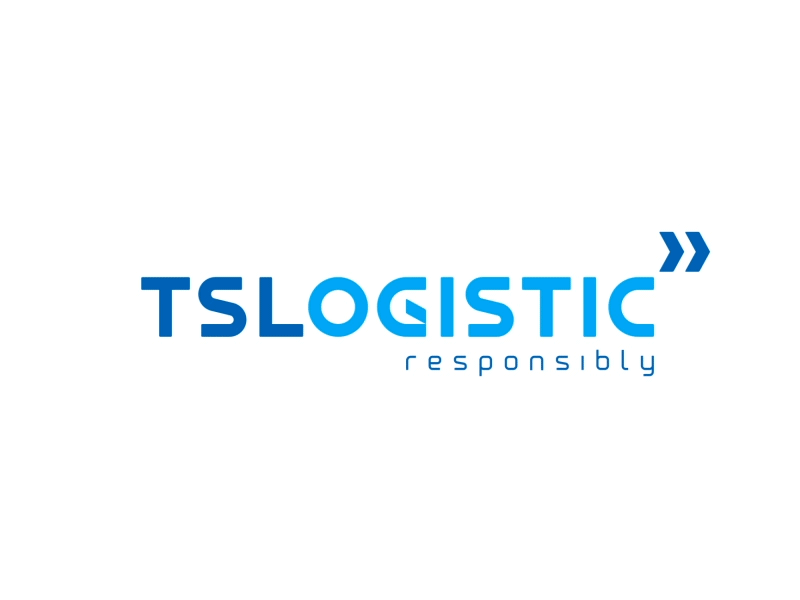TSLogistic branding flat design logo montion room33 shipping company transport