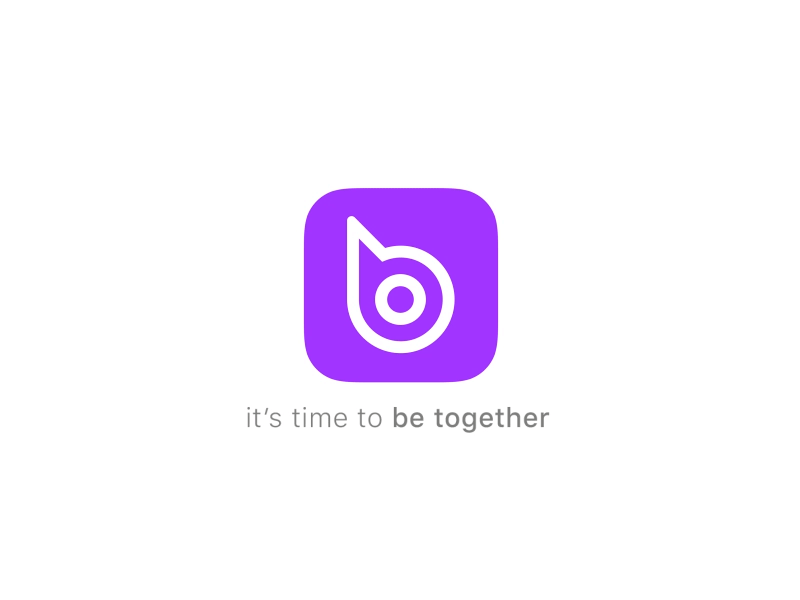 b2gether app app b2g design logo motion room33