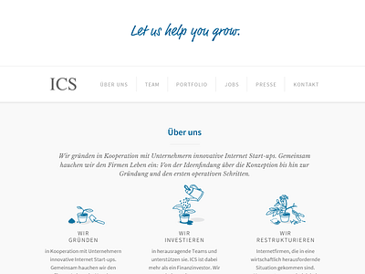 ICS icons & website