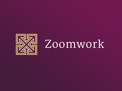 Zoomwork brand brand cd corporate design logo zoom