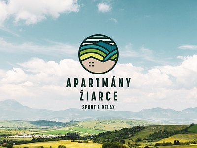 Apartment Building Ziarce branding circle digital graphic design identity logo low tatras nature print real estate