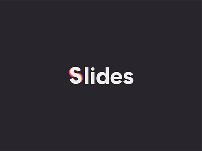 Slides Rebranded Logo colorful logo logo design logodesign logos logotype presentation rebrand rebranding s branding s letter slide slides