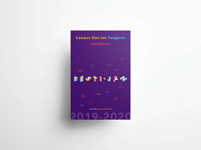 Isometric Poster for school event