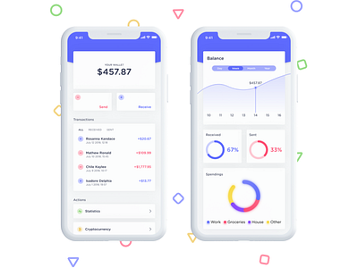 Wallet App Design by Leander Nelissen on Dribbble