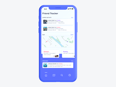 Friends Tracker App