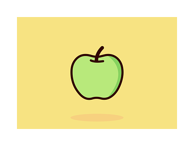 Apple Illustration apple breakfast food healthy illustrations vector vector illustration