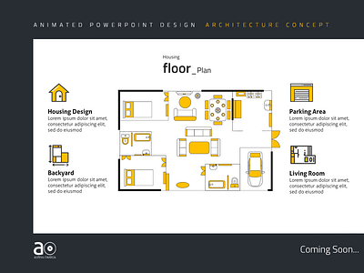 Arc Presentation Design Housing Floor Plan alpha omega architecture design concept google slides interiors motion graphics pitch deck powerpoint presentation designs