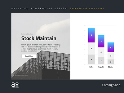 Enigma   Presentation Design  Bar Chart