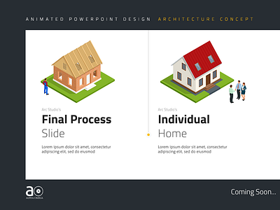 Arc Presentation Design Individual Home animation architecture blueprints floor plans motion graphics powerpoint