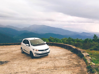 Hill Top View cars hatchback tata tiago valparai western ghats