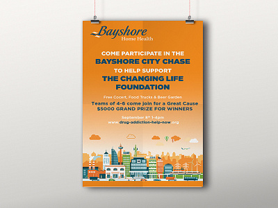 POSTER DESIGN orange poster