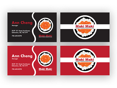 sushi business card design business card design sushi