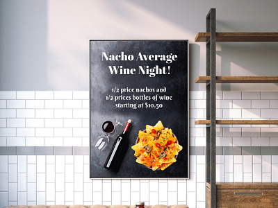 Poster design - Wine Night design graphic design poster poster design print design