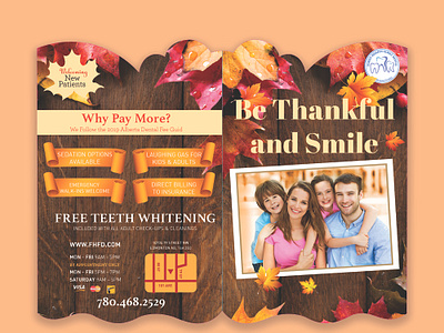 Dental Mailer Autumn theme