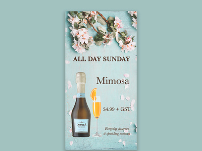 Wine feature card design