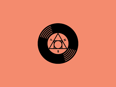 Young Heavy Souls Icon abstract alchemy band circle circle logo detroit electronic hip hop icon icon design logo design logo designer logos record record label symbol triangle vinyl vinyl record young heavy souls