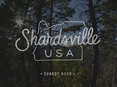 Shardsville design hand drawn hand lettering illustration lettering lettering artist monoline script oregon photo type photography typography vintage script