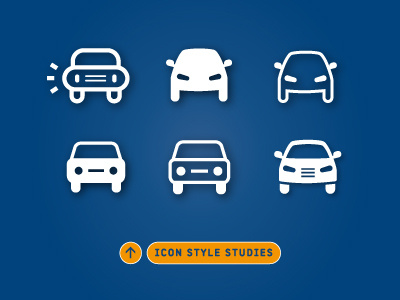 cars cars icons pictograms user interface design