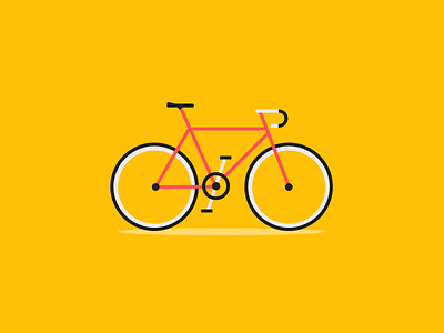 Bike bike flat icon illustration