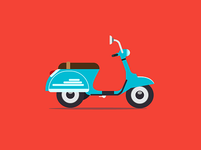 Moped illustration moped transportation