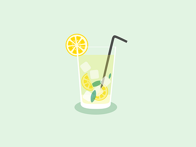 When life gives you lemons, make a lemonade 🍋 drink illustration lemonade