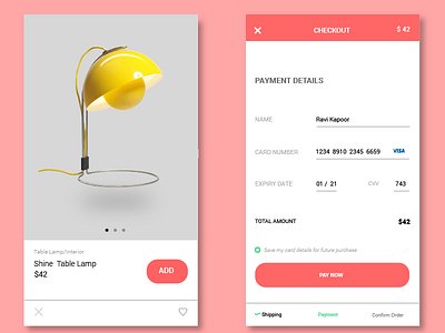 Daily UI 002 Checkout Page