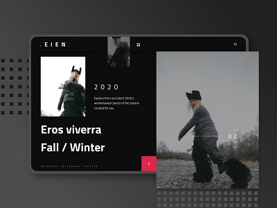 EIEN UI KIT abstract ecommerce fashion minimal store ui ux webdesign