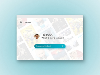THEATRE - Movie Ticket Web Design