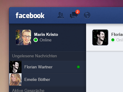 Facebook Messenger for Windows facebook messenger ui