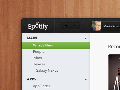 Spotify Redesign redesign spotify ui