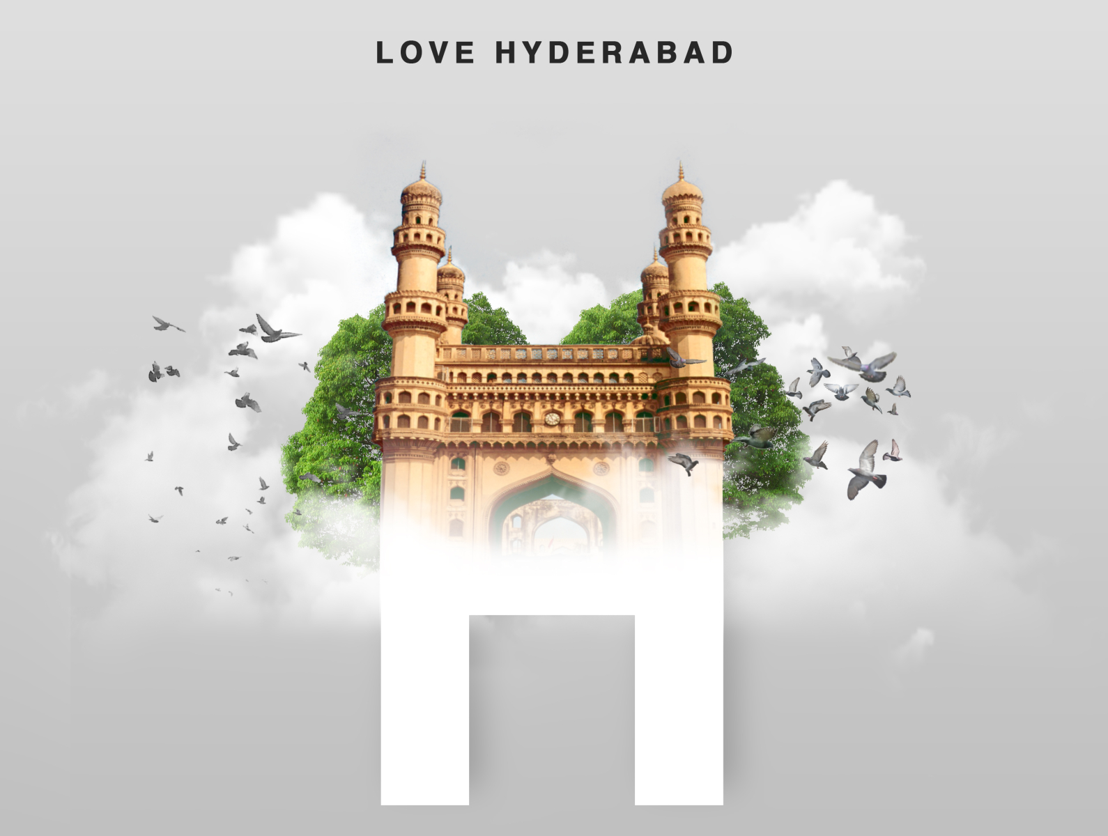 Charminar Hyderabad Telangana India World Stock Vector (Royalty Free)  1610427595 | Shutterstock